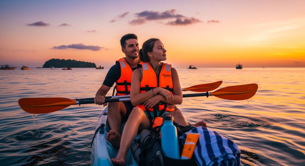 sunset kayak tour