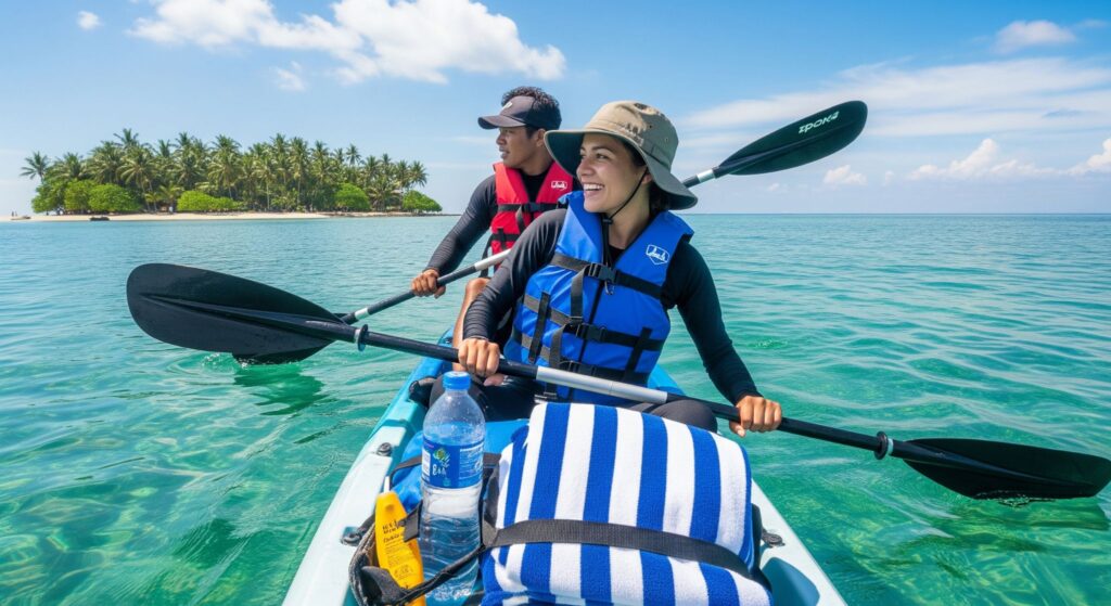 kayak tour gili island
